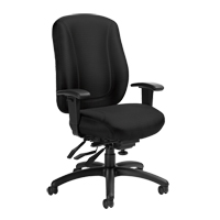 Overtime High Back Chair, Fabric, Black, 300 lbs. Capacity Northern Industrial Supply Inc.