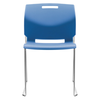 Chaise, Plastique, Hauteur 32-1/2", Capacit&eacute; 300 lb, Bleu Northern Industrial Supply Inc.