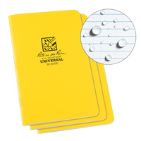 All-Weather Notebook, Soft Cover, Yellow, 48 Pages, 4-5/8" W x 7" L Northern Industrial Supply Inc.