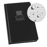 Livre reli&eacute;, Couverture rigide, Noir, 160 Pages, 4-5/8" , 7-1/4"  Northern Industrial Supply Inc.