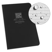 Field-Flex Bound Book, Soft Cover, Black, 128 Pages, 4-5/8" W x 7-1/4" L Northern Industrial Supply Inc.