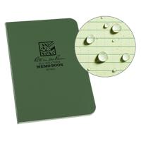 Memo Book, Soft Cover, Green, 112 Pages, 3-1/2" W x 5" L Northern Industrial Supply Inc.