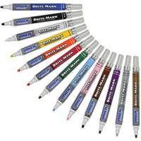 Brite-Mark&reg; Medium Paint Marker, Liquid, White Northern Industrial Supply Inc.
