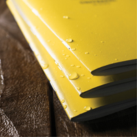 Carnet de notes, Couverture souple, Jaune, 48 Pages, 4-5/8" , 7"  Northern Industrial Supply Inc.