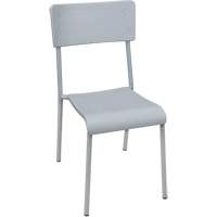 Ventura Stacking Chair, Polypropylene, 36" High, 300 lbs. Capacity, Grey Northern Industrial Supply Inc.