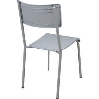 Ventura Stacking Chair, Polypropylene, 36" High, 300 lbs. Capacity, Grey Northern Industrial Supply Inc.