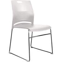 Chaises empilables s&eacute;rie Activ, Plastique, Hauteur 23", Capacit&eacute; 275 lb, Blanc Northern Industrial Supply Inc.