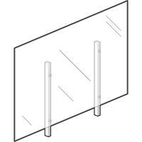 Vitre hygi&eacute;nique, 48" la x 36" h Northern Industrial Supply Inc.