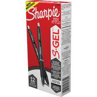Stylo S-Gel, Noir, 0,7 mm, R&eacute;tractable Northern Industrial Supply Inc.