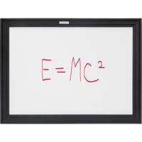 Black MDF Frame Whiteboard, Dry-Erase/Magnetic, 24" W x 18" H Northern Industrial Supply Inc.