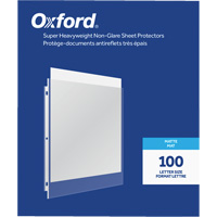 Oxford&reg; Heavyweight Non-Glare Sheet Protectors Northern Industrial Supply Inc.