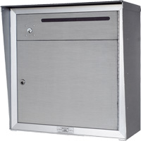 Boîte de collecte, Fixation Mural, 12-3/4" x 16-3/8", 2 portes, Aluminium Northern Industrial Supply Inc.