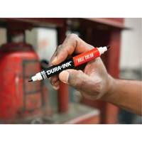 Markal&reg; Dura-Ink&reg; Dual Colour Permanent Ink Marker, Black/Red, Bullet Tip Northern Industrial Supply Inc.