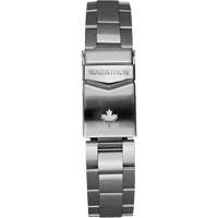 Grande montre automatique de plong&eacute;e avec feuille d'&eacute;rable gris et bracelet en acier inoxydable, Num&eacute;rique, &agrave; piles, 41 mm, Argent Northern Industrial Supply Inc.