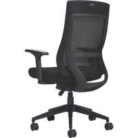Chaise &agrave; dossier moyen avec m&eacute;canisme &agrave; basculement synchronis&eacute; &agrave; d&eacute;tection de poids , Mailles, Noir Northern Industrial Supply Inc.