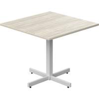 Table carr&eacute;e &agrave; hauteur r&eacute;glable Newland, 36" lo x 36" la x 29" h, Dessus de 1", Stratifi&eacute;, Havane Northern Industrial Supply Inc.