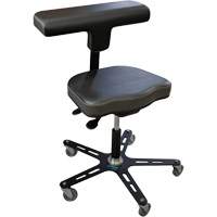 VEGA-T Ergonomic Industrial Chair, Mobile, Adjustable Height, 280 lbs. Capacity Northern Industrial Supply Inc.