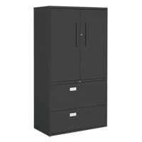 Armoire Multi-Stor, Acier, 3 Tablettes, 65-1/4" h x 36" la x 18" P, Noir Northern Industrial Supply Inc.