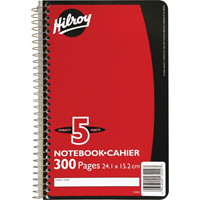5 Subject Spiral Notebook Northern Industrial Supply Inc.