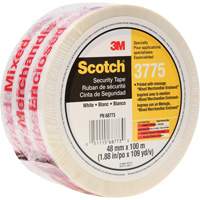 Scotch&reg; 3775 Box Sealing Tape with Message, Hot Melt Adhesive, 2 mils, 48 mm (1-22/25") x 100 m (328') Northern Industrial Supply Inc.