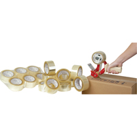Box Sealing Tape, Hot Melt Adhesive, 1.6 mils, 50 mm (2") x 100 m (328') Northern Industrial Supply Inc.