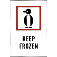 "Keep Frozen" Special Handling Labels, 6" L x 4" W, Red on White Northern Industrial Supply Inc.