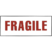 "Fragile" Special Handling Labels, 6" L x 2" W, Red on White Northern Industrial Supply Inc.