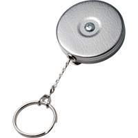 Original Series Retractable Keychain, Chrome, 24" Cable, Belt Clip Attachment Northern Industrial Supply Inc.