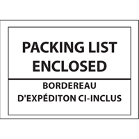 Pochettes pour bordereau d'exp&eacute;dition, 4" lo x 5" la, Style Insertion par l'arri&egrave;re Northern Industrial Supply Inc.