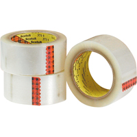 Scotch&reg; 375 Box Sealing Tape, Hot Melt Adhesive, 3.2 mils, 48 mm (1-22/25") x 50 m (164') Northern Industrial Supply Inc.