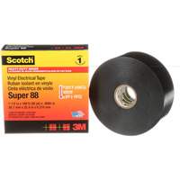 Ruban isolant en vinyle Super 88 Scotch, 38 mm (1-1/2") x 33 m (108'), Noir, 8,5 mils Northern Industrial Supply Inc.