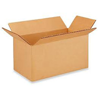 Boîte en carton ondul&eacute;, 8" lo x 4" la x 4" h, ondulations C Northern Industrial Supply Inc.