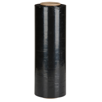 Hand Stretch Wrap, 80 Gauge (20.3 micrometers), 18" x 1500', Opaque Black Northern Industrial Supply Inc.
