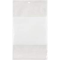 White Block Poly Bags, Reclosable, 9" x 6", 2 mils Northern Industrial Supply Inc.