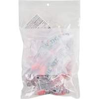 White Block Poly Bags, Reclosable, 9" x 6", 2 mils Northern Industrial Supply Inc.