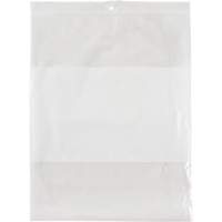 White Block Poly Bags, Reclosable, 10" x 8", 2 mils Northern Industrial Supply Inc.