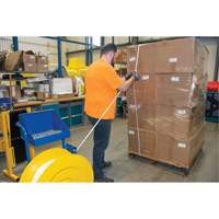 Strapping, Polypropylene, 3/8" W x 12900' L, White, Machine Grade Northern Industrial Supply Inc.
