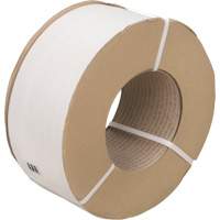 Feuillard, Polypropyl&egrave;ne, 1/2" la x 9900' lo, Blanc, Calibre Machine Northern Industrial Supply Inc.