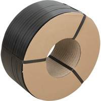 Strapping, Polypropylene, 5/8" W x 6000' L, Black, Manual Grade Northern Industrial Supply Inc.