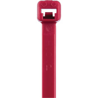 Attaches de c&acirc;bles s&eacute;rie T, Longueur 8", R&eacute;sistance &agrave; la traction 50 lb, Rouge Northern Industrial Supply Inc.