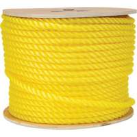 1/2" Braided Yellow Rope, Polypropylene, 335' Northern Industrial Supply Inc.