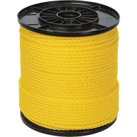 Corde torsad&eacute;e jaune &agrave; trois brins 1/4", Polypropyl&egrave;ne, 550' Northern Industrial Supply Inc.
