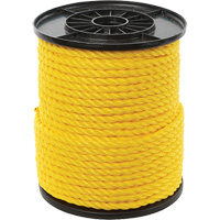 Corde torsad&eacute;e jaune &agrave; trois brins 3/8", Polypropyl&egrave;ne, 250' Northern Industrial Supply Inc.