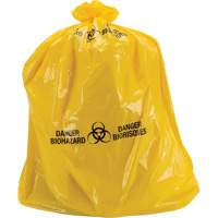 Sacs &agrave; d&eacute;chets, Biorisque, 60" lo x 36" la, 6 mils Northern Industrial Supply Inc.