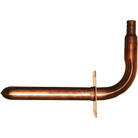 Stub Out Elbow with Support, Copper, 1/2" x 3-1/2" x 6" Northern Industrial Supply Inc.