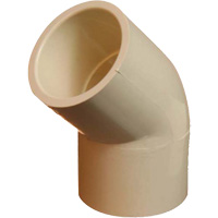 Flowguard Gold&reg; 45° Elbow Fitting, Standard, CPVC, 1/2" Northern Industrial Supply Inc.