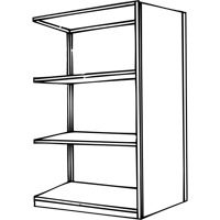 Interlok Shelving Unit, Steel, Boltless, 800 lbs. Capacity, 36" W x 76" H x 24" D Northern Industrial Supply Inc.