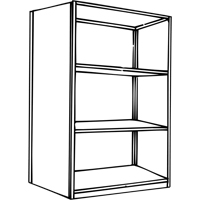 Interlok Shelving Unit, Steel, Boltless, 800 lbs. Capacity, 36" W x 76" H x 24" D Northern Industrial Supply Inc.