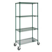 Wire Shelf Cart, Epoxy Finish, 36" x 80" x 18", 800 lbs. Capacity Northern Industrial Supply Inc.