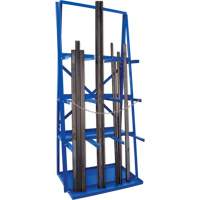 R&acirc;telier de rangement pour barre, Vertical, 3 Niveaux, 36" la x 24" p x 84" h, 3000 lb Cap. Northern Industrial Supply Inc.